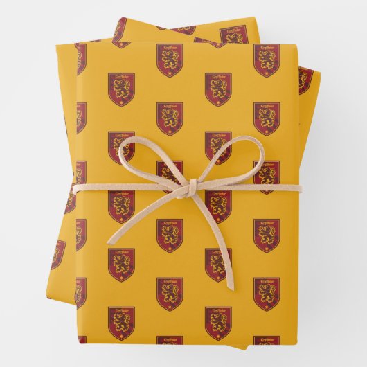 Harry Potter | Gryffindor House Pride Wappen Geschenkpapier Set (Beispiel)