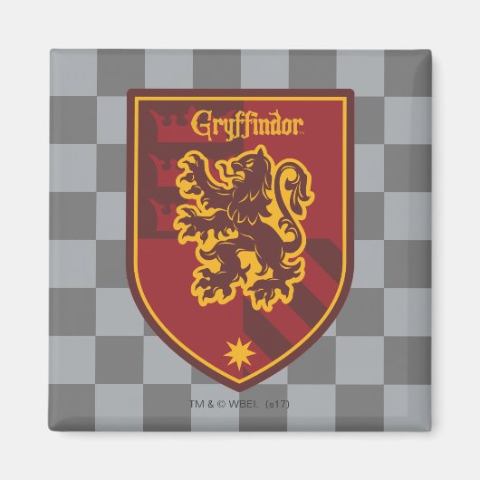 Harry Potter | Gryffindor House Pride Wappen Magnet (Vorne)