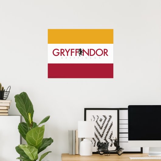 Harry Potter | Gryffindor House Pride Wappen Poster (Heimbüro)
