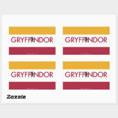 Harry Potter| Gryffindor House Pride Wappen Rechteckiger Aufkleber (Blatt)