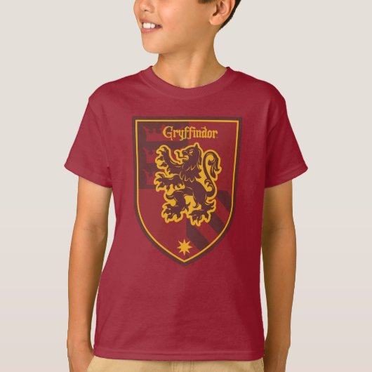 Harry Potter | Gryffindor House Pride Wappen T-Shirt (Vorderseite)