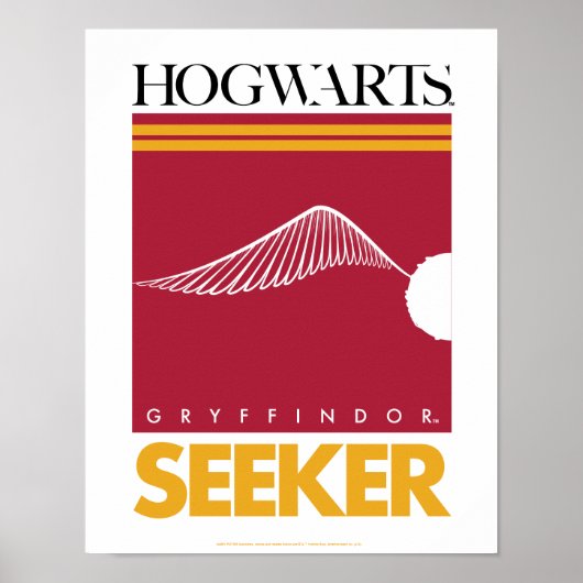 Harry Potter | GRYFFINDOR™ House Quidditch Search Poster (Vorne)