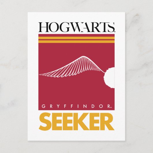 Harry Potter | GRYFFINDOR™ House Quidditch Search Postkarte (Vorderseite)