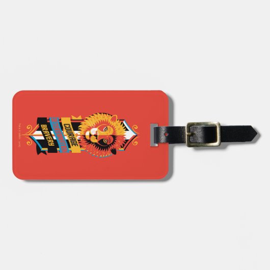 Harry Potter | GRYFFINDOR™ House Tracks Sigil Gepäckanhänger (Vorderseite horizontal)