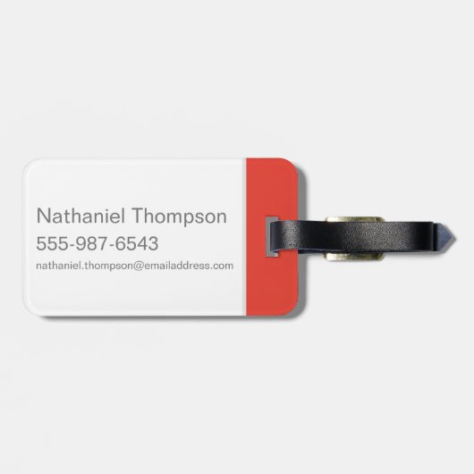 Harry Potter | GRYFFINDOR™ House Tracks Sigil Gepäckanhänger (Rückseite horizontal)