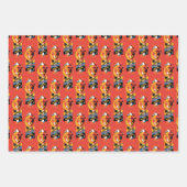 Harry Potter | GRYFFINDOR™ House Tracks Sigil Geschenkpapier Set (Vorderseite 2)