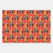 Harry Potter | GRYFFINDOR™ House Tracks Sigil Geschenkpapier Set (Vorderseite 2)