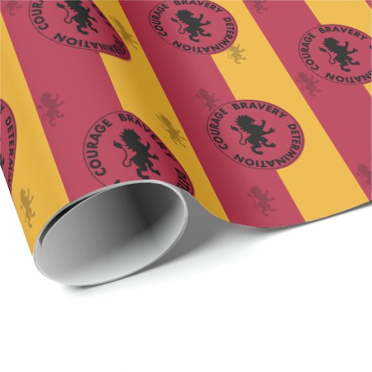 Harry Potter | GRYFFINDOR™ House Traits Graphic Geschenkpapier (Rolleneckpunkt)
