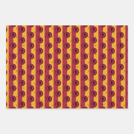 Harry Potter | GRYFFINDOR™ House Traits Graphic Geschenkpapier Set (Vorderseite)