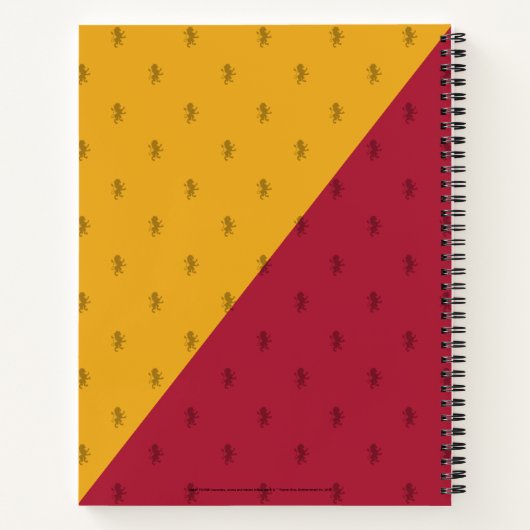 Harry Potter | GRYFFINDOR™ House Traits Graphic Notizblock (Rückseite)