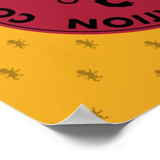 Harry Potter | GRYFFINDOR™ House Traits Graphic Poster (Ecke)