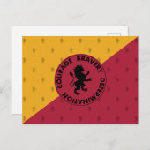 Harry Potter | GRYFFINDOR™ House Traits Graphic Postkarte (Vorne/Hinten)