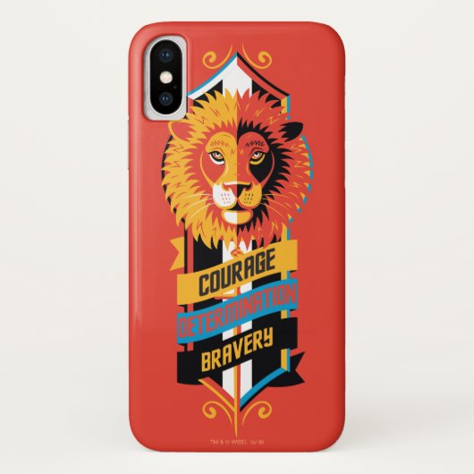 Harry Potter | GRYFFINDOR™ House Traits Sigil Case-Mate iPhone Hülle (Rückseite)