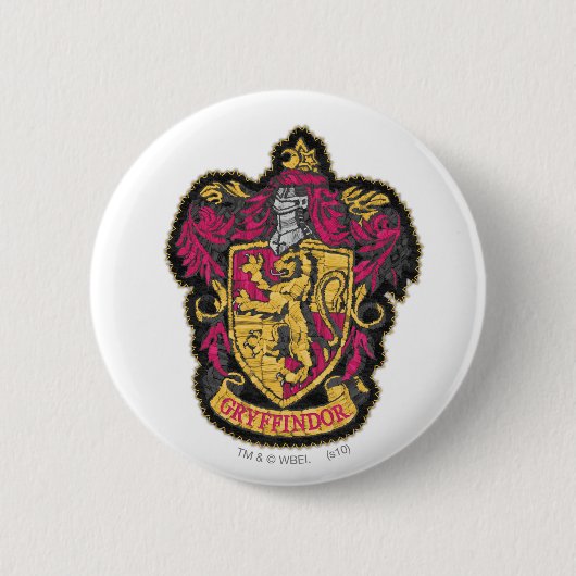 Harry Potter | Gryffindor House Wappen Button (Vorderseite)