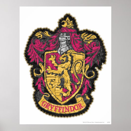 Harry Potter | Gryffindor House Wappen Poster (Vorne)