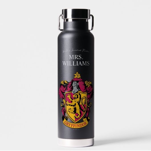 Harry Potter | Gryffindor Lehrer Personalisiert Trinkflasche (Vorne)
