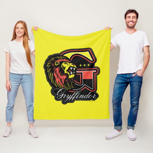 HARRY POTTER™ | GRYFFINDOR™ Leichtathletik-Abzeich Fleecedecke (Beispiel)