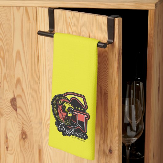 HARRY POTTER™ | GRYFFINDOR™ Leichtathletik-Abzeich Geschirrtuch (Drittel gefaltet)