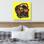 HARRY POTTER™ | GRYFFINDOR™ Leichtathletik-Abzeich Leinwanddruck (Insitu (Schlafzimmer))