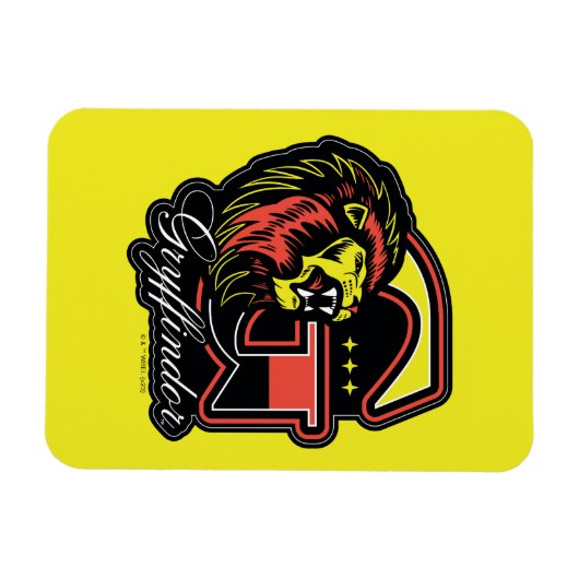 HARRY POTTER™ | GRYFFINDOR™ Leichtathletik-Abzeich Magnet (Horizontal)