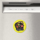 HARRY POTTER™ | GRYFFINDOR™ Leichtathletik-Abzeich Magnet (In Situ (Geschirrspüler))