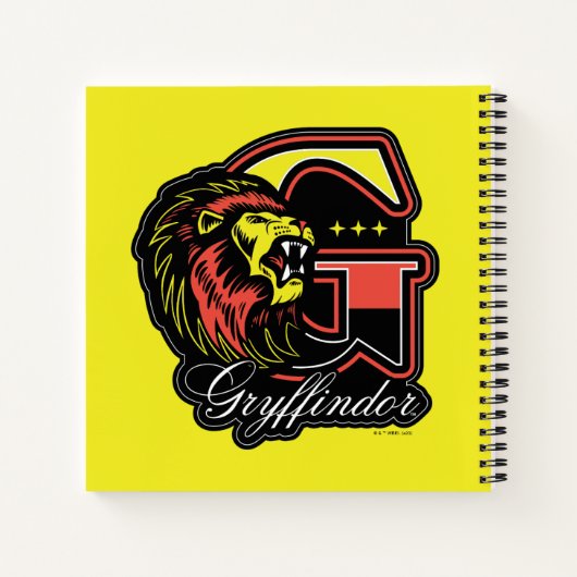 HARRY POTTER™ | GRYFFINDOR™ Leichtathletik-Abzeich Notizblock (Rückseite)