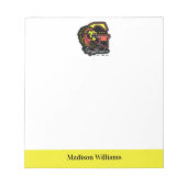 HARRY POTTER™ | GRYFFINDOR™ Leichtathletik-Abzeich Notizblock (Vorderseite)