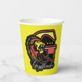 HARRY POTTER™ | GRYFFINDOR™ Leichtathletik-Abzeich Pappbecher (Rückseite)