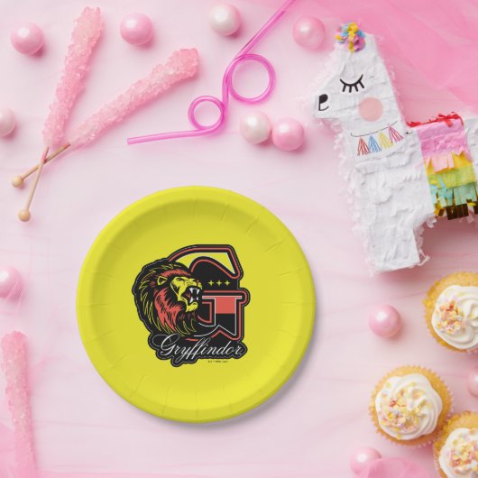 HARRY POTTER™ | GRYFFINDOR™ Leichtathletik-Abzeich Pappteller (Party)