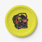 HARRY POTTER™ | GRYFFINDOR™ Leichtathletik-Abzeich Pappteller (Vorderseite)
