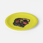 HARRY POTTER™ | GRYFFINDOR™ Leichtathletik-Abzeich Pappteller (Schrägansicht)