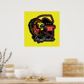HARRY POTTER™ | GRYFFINDOR™ Leichtathletik-Abzeich Poster (Küche)