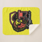 HARRY POTTER™ | GRYFFINDOR™ Leichtathletik-Abzeich Sherpadecke (Vorderseite (Horizontal))