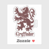 Harry Potter Gryffindor | Lion Graphic Aufkleber (Blatt)