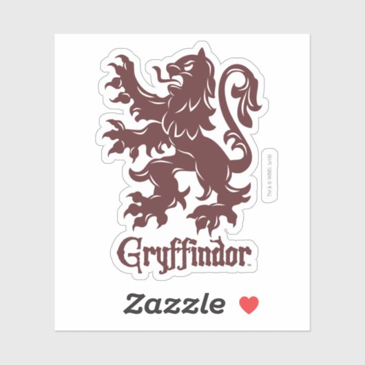 Harry Potter Gryffindor | Lion Graphic Aufkleber (Blatt)