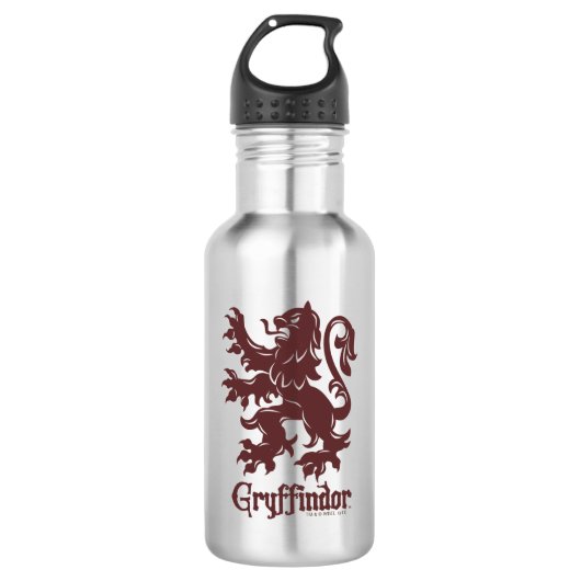 Harry Potter Gryffindor | Lion Graphic Edelstahlflasche (Vorderseite)