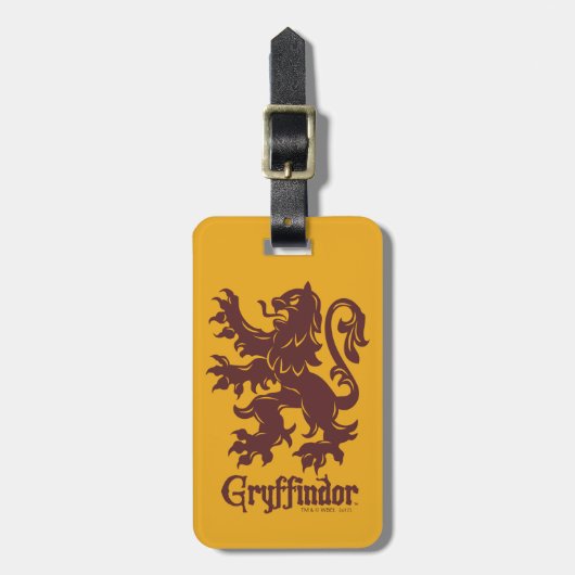 Harry Potter Gryffindor | Lion Graphic Gepäckanhänger (Vorderseite vertikal)