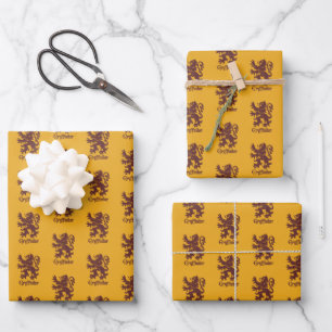 Harry Potter Gryffindor   Lion Graphic Geschenkpapier Set