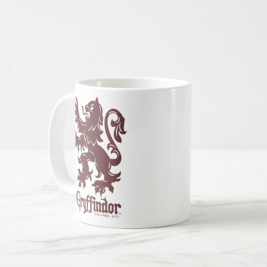 Harry Potter Gryffindor | Lion Graphic Kaffeetasse (Vorderseite Links)