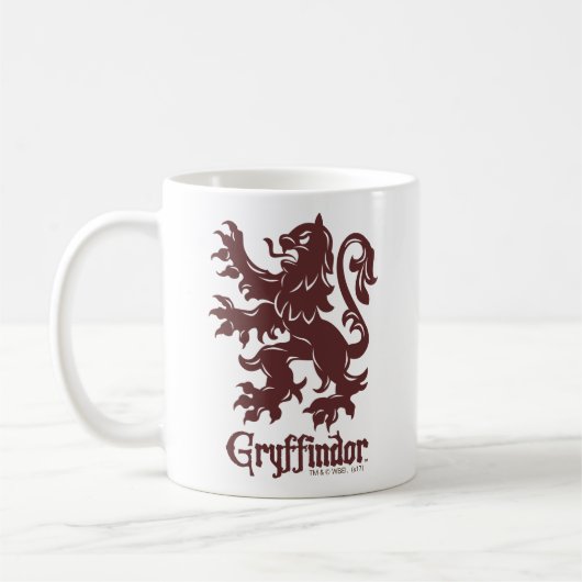 Harry Potter Gryffindor | Lion Graphic Kaffeetasse (Links)