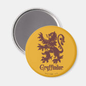 Harry Potter Gryffindor | Lion Graphic Magnet (Vorderseite/Rückseite)