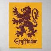 Harry Potter Gryffindor | Lion Graphic Poster (Vorne)