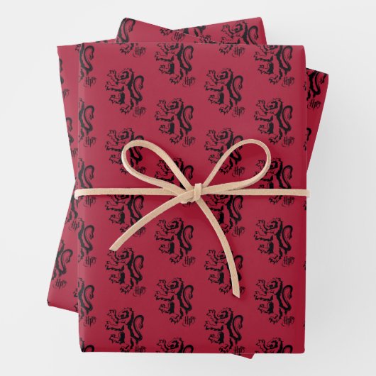 Harry Potter | Gryffindor Lion Icon Geschenkpapier Set (Beispiel)