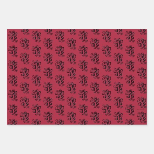 Harry Potter | Gryffindor Lion Icon Geschenkpapier Set (Vorderseite)