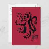 Harry Potter | Gryffindor Lion Icon Postkarte (Vorne/Hinten)