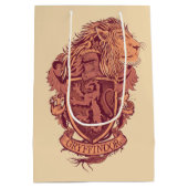 Harry Potter | Gryffindor Lion Wappen Mittlere Geschenktüte (Rückseite)