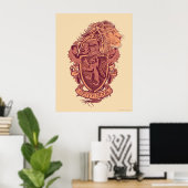 Harry Potter | Gryffindor Lion Wappen Poster (Heimbüro)