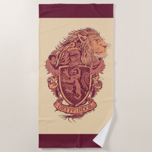 Harry Potter   Gryffindor Lion Wappen Strandtuch