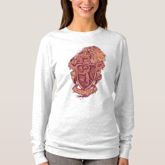 Harry Potter | Gryffindor Lion Wappen T-Shirt (Vorderseite)