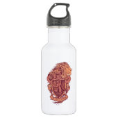 Harry Potter | Gryffindor Lion Wappen Trinkflasche (Vorderseite)